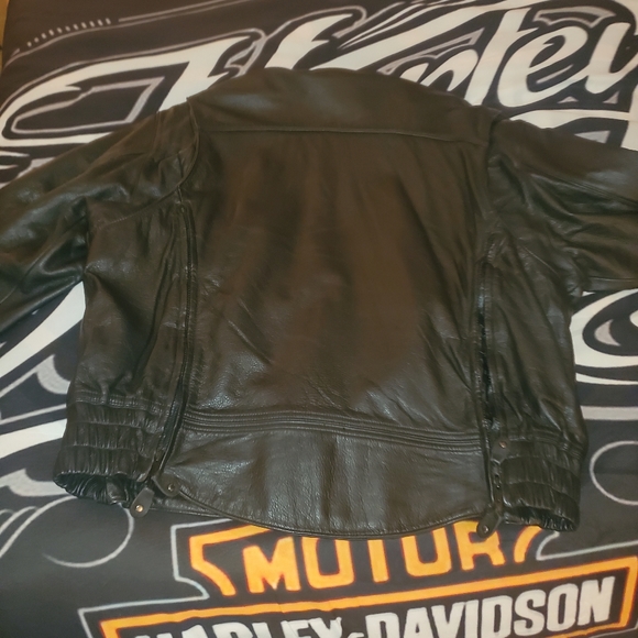 New harley leather  jacket - Picture 2 of 4